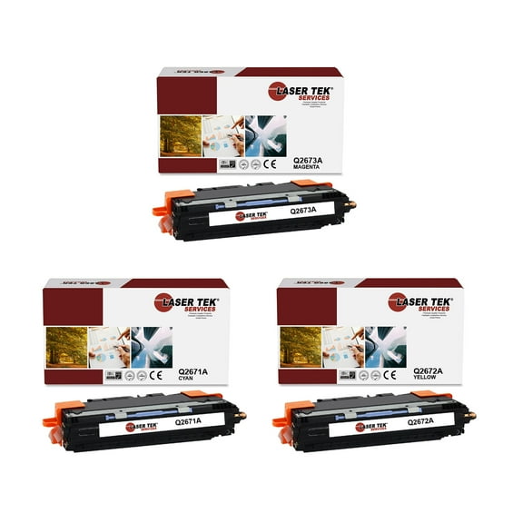 3Pk LTS 309A CMY Compatible for HP LaserJet 3500 3500N 3550 Toner Cartridge