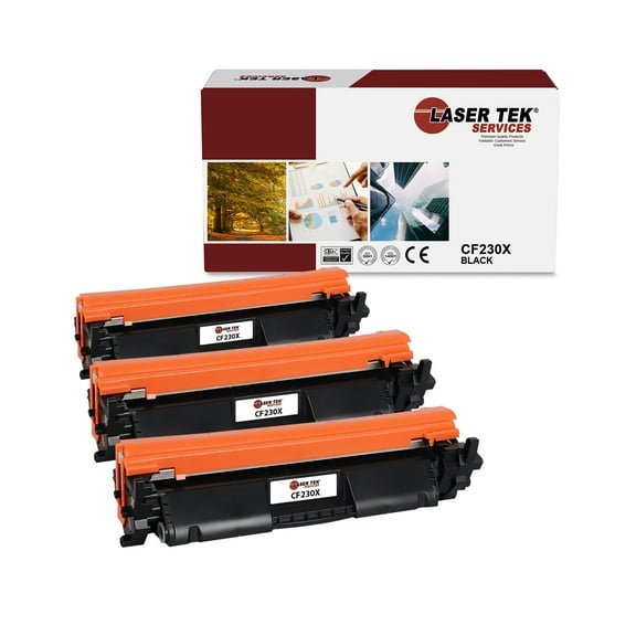 3Pk LTS 30X CF230X Black HY Compatible for HP LaserJet Pro M203dw MFP Toner