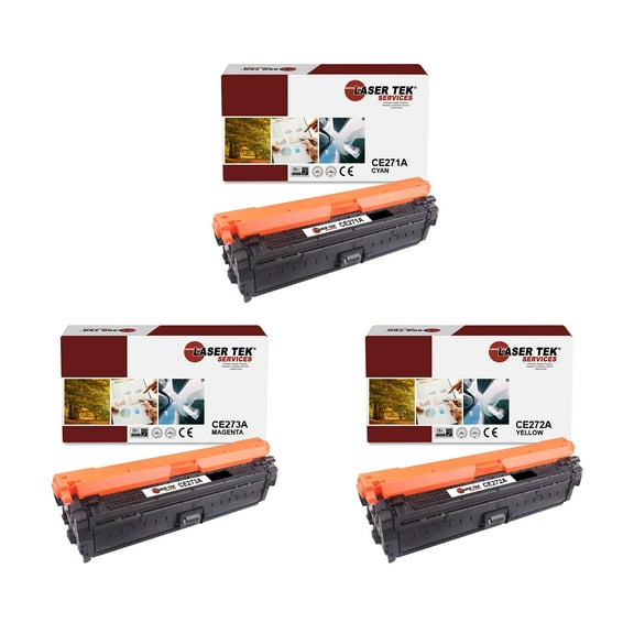 3Pk LTS 650A C M Y Compatible for HP LaserJet CP5525 CP5525dn Toner Cartridge