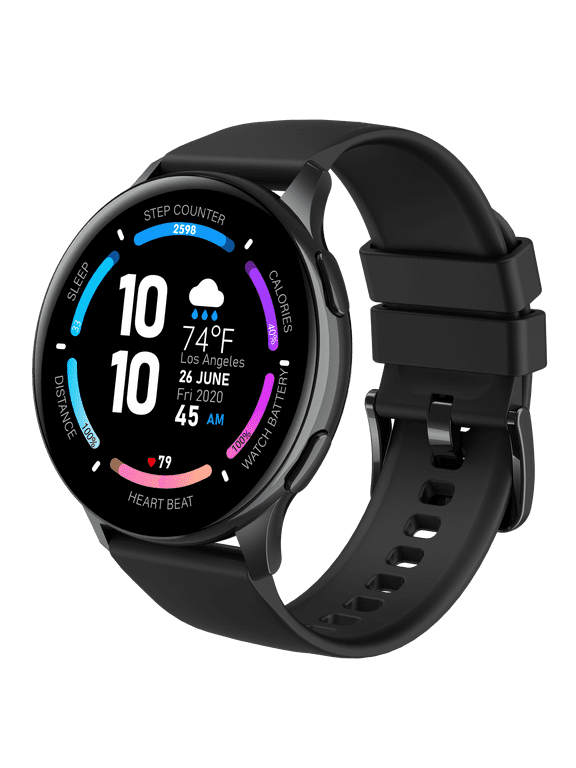 Callie Smartwatch with 1.43" AMOLED Display, Call Functionality, Heart Rate Monitor, IP68 Waterproof, 100 Workout Modes, Compatible with iPhone and Android