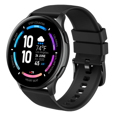 3Plus Callie Smartwatch with 1.43" Round AMOLED Display/Answer & Make Calls/Sleep Monitoring/Heart Rate/IP68 Waterproof/100 Workout Modes/ Quick Reply/ iPhone and Android