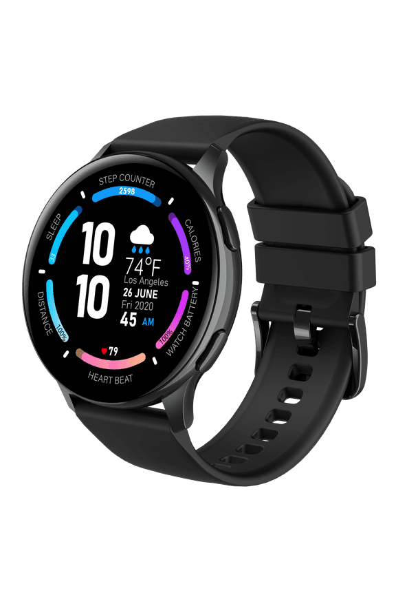 Callie Smartwatch with 1.43" AMOLED Display, Call Functionality, Heart Rate Monitor, IP68 Waterproof, 100 Workout Modes, Compatible with iPhone and Android