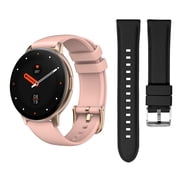 3Plus LIRA Men Womens w/BONUS BAND Smartwatch Rose Gold-Make calls/ Heart Rate/ Sleep Monitor/ Notifications/ Assisted GPS/ IP68 Water Resistance/ 100+ Workouts/ Activity Tracking/ iOS & Android