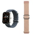 thumbnail image 1 of 3Plus MEGA Smartwatch with 2.01" AMOLED Screen/Answer & Make Calls/Sleep Monitoring/Heart Rate/100+ Workout Modes/ Quick Reply/ iPhone and Android/Extra Nylon Band in Blue, 1 of 9