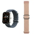 thumbnail image 1 of 3Plus MEGA Smartwatch with 2.01" AMOLED Screen/Answer & Make Calls/Sleep Monitoring/Heart Rate/100+ Workout Modes/ Quick Reply/ iPhone and Android/Extra Nylon Band in Blue, 1 of 9