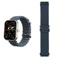 thumbnail image 1 of 3Plus MEGA Smartwatch with 2.02" AMOLED Screen/Answer & Make Calls/Sleep Monitoring/Heart Rate/100+ Workout Modes/ Quick Reply/ iPhone and Android/Extra Nylon Band in Blue, 1 of 9