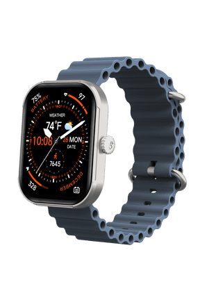 MEGA Smartwatch with 2.02" AMOLED Screen/Answer & Make Calls/Sleep Monitoring/Heart Rate/100+ Workout Modes/Quick Reply/iPhone and Android