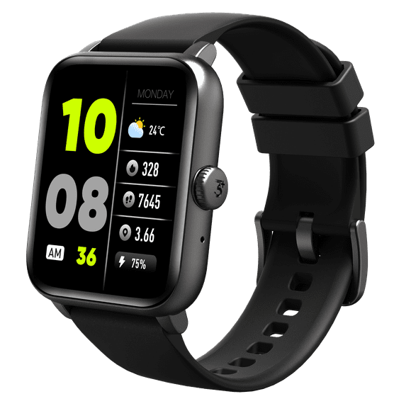 Vibe Fit Smartwatch with Bluetooth Calling/ 1.83" Display/ 50+ Workout Modes/ IOS and Android