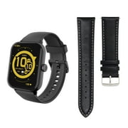 3Plus Vibe Lite BT (Bluetooth Calling) Smartwatch Black/ Extra Leather Band