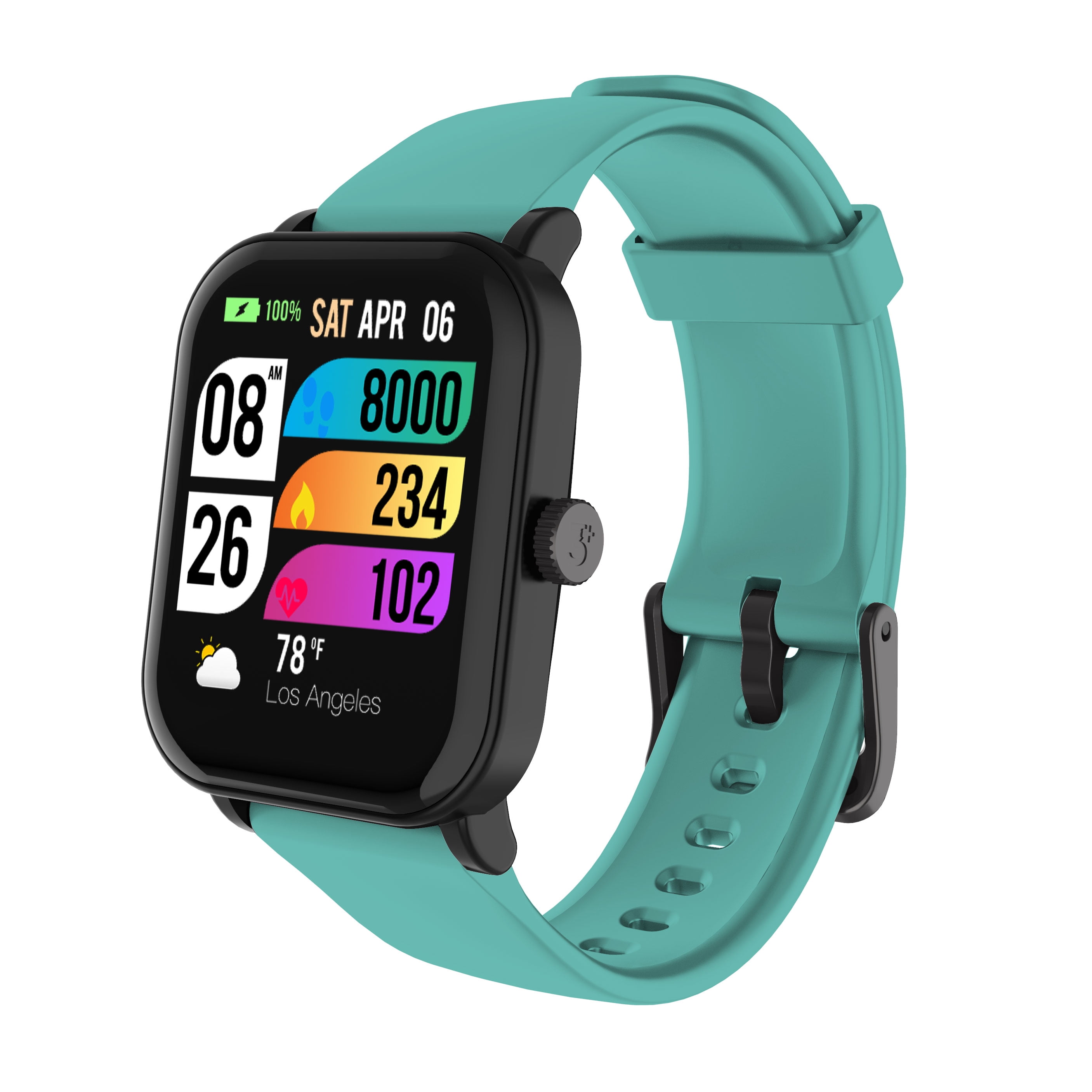 3Plus Vibe Plus 2 Smart Watch Silver Walmart Walmart