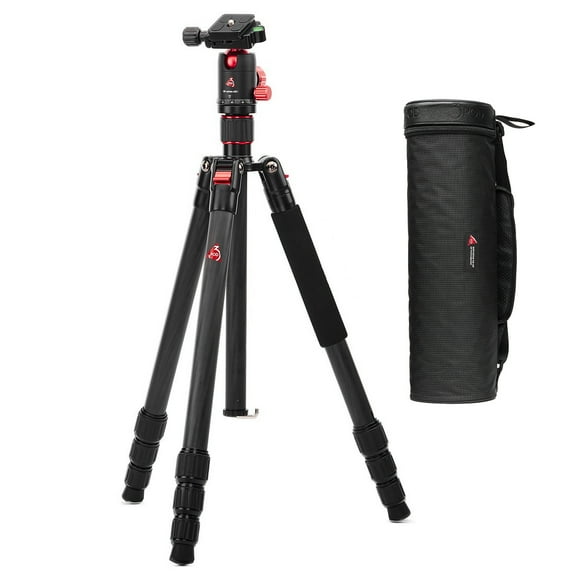 3Pod 61.5" TREK Series Carbon Fiber Travel Tripod / Monopod and Ball Head.