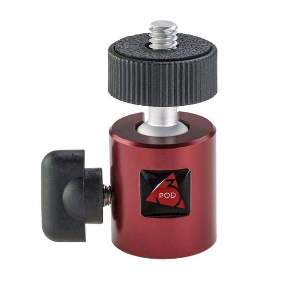 3Pod M1 Mini Ball Head, Supports up to 4 pounds, Tripod Mount 3/8, Camera Mount Standard -20
