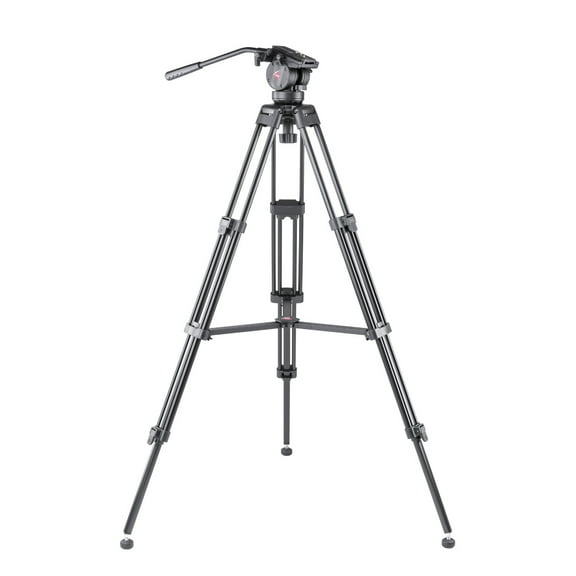 3Pod V3AH Video Tripod System Anodized Aluminum with 2-way Fluid Head & Quick-Release Plate: Include Free Carrying Case