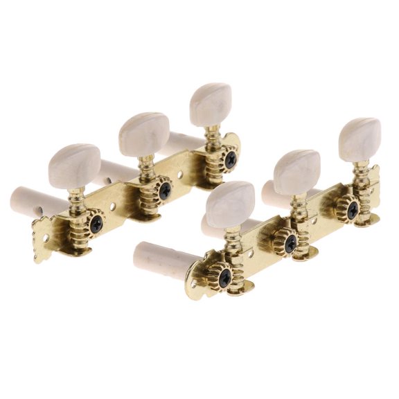 3R + 3L Pegs Machine Heads Strings Tuning Pegs for Acoustic Electric Guitar Classical Guitar