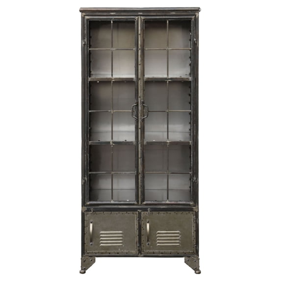 3R Studios Four Door Metal Cabinet