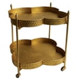 thumbnail image 1 of 3R Studios Metal Clover Bar Cart, 1 of 7