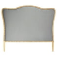 thumbnail image 1 of 3R Studios Oak Wood Soft Linen Fabric Headboard, 1 of 11