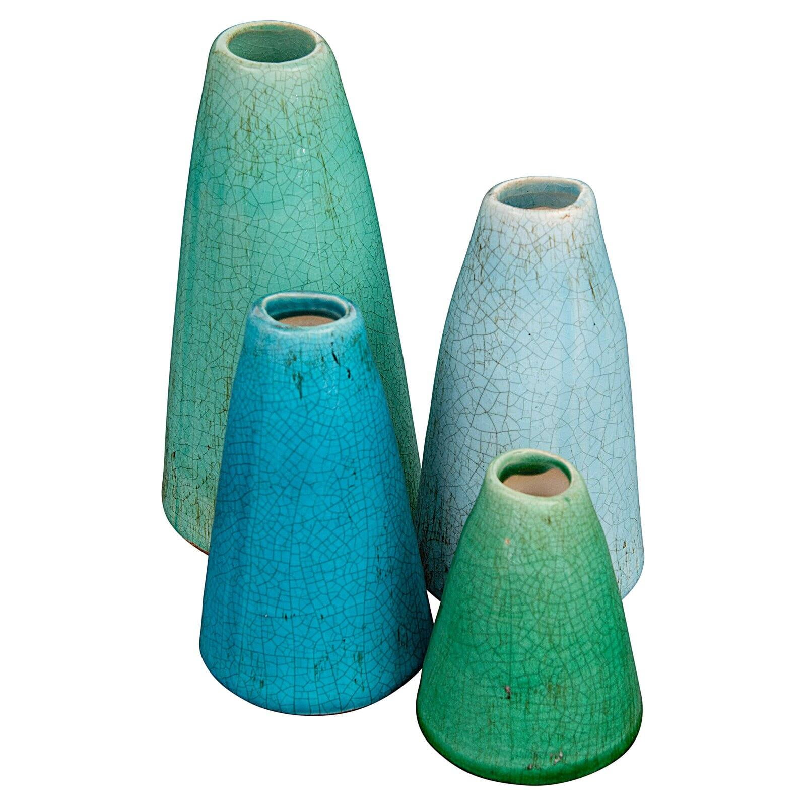 3R Studios Terracotta Vases Set of 4