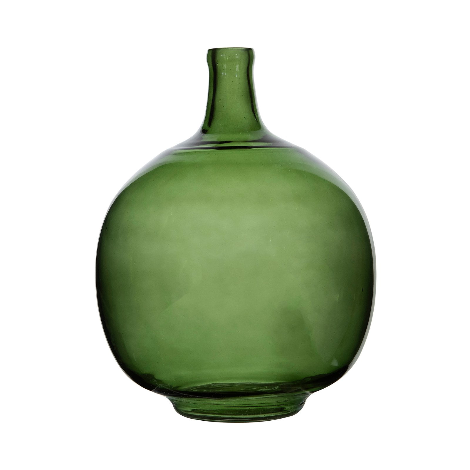 Medium Pistachio Green Glass Table Vase