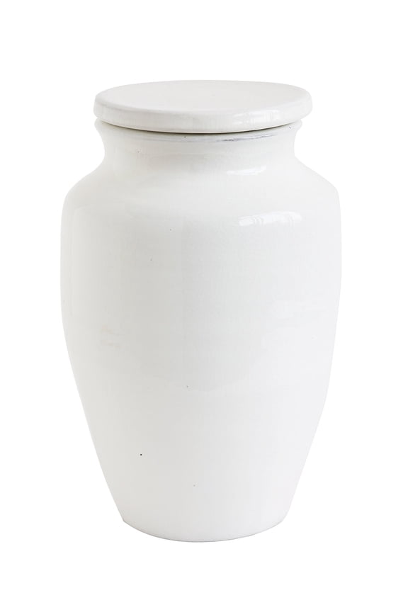 3R Studios White Terracotta Cachepot