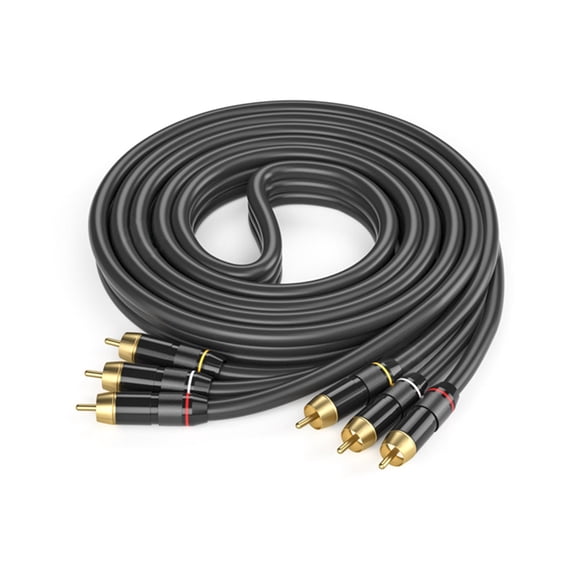 3RCA Cable 3RCA Male To 3RCA Male Stereos Sound Interconnects Cable Cord for Home Theater Amplifiers Soundbox