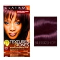 thumbnail image 1 of 3RV - Plum , Clairol Textures & Tones Hair Color - Designed For Women of Color Hair - Pack of 1 w/ Sleek Teasing Comb, 1 of 1