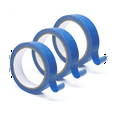 3Rolls Blue Painters Tape,MultiSurface Medium Adhesive Paint Tape