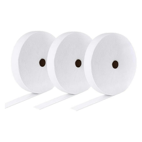 3Rolls JellyRoll Batting Strip 2 1/4 Inch Total 150 Yards Cotton Blend Batting on A Roll,Flexible Q