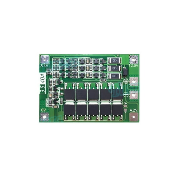 3S 12.6V 40A Balance BMS Lithium Battery Protect Board Use In 10.8V 12V Screwdriver Battery Or Replace 12V Lead-Acid ,Detection Circuit
