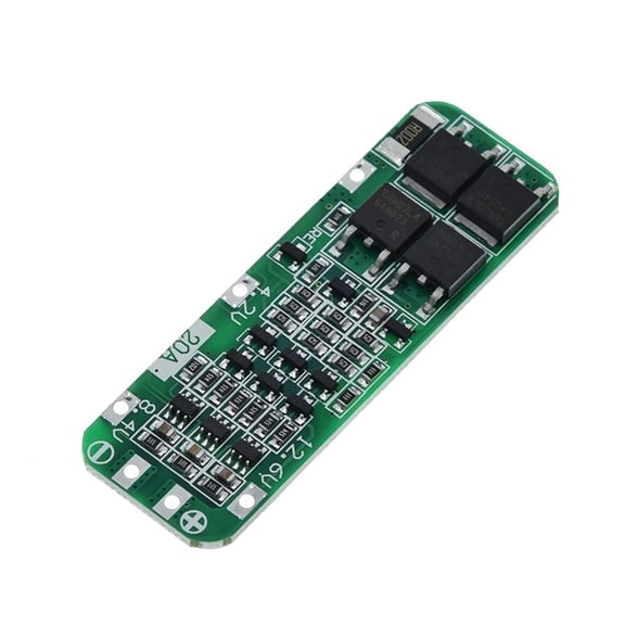 3S 20A Li-ion Battery Protection Board PCB  12.6V for 3.7V Lithium Cells (26650/Polymer), Auto-Recovery, 59203.4mm, for Power Tool Batteries