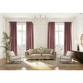 thumbnail image 1 of 3S Brother's Extra Long Solid Luxury Matte Velvet Soft Curtain Rose Single Panel Hanging Back Tap & Rod Pocket Home Décor 5-25 Feet Custom Made Curtains -Made in Turkey Each(52"x120"), 1 of 7