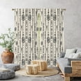 thumbnail image 1 of 3S Brother's Home Décor Curtains BOHO Design Set of 2 Panels Velvet Look Hanging Back Tap and Rod Pocket Décor Nursery Room Bedroom Kitchen Window - Made in Turkey 32Ecru (52"Wx95"L), 1 of 6
