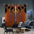 thumbnail image 1 of 3S Brother's World Classic Art Masterpiece Curtain Series Vittorio Zecchin - The Thousand & One Night of the Princesses Room Darkening Décor 2 Curtain Panels Made in Turkey - Each Panel (52"Wx84"L), 1 of 6