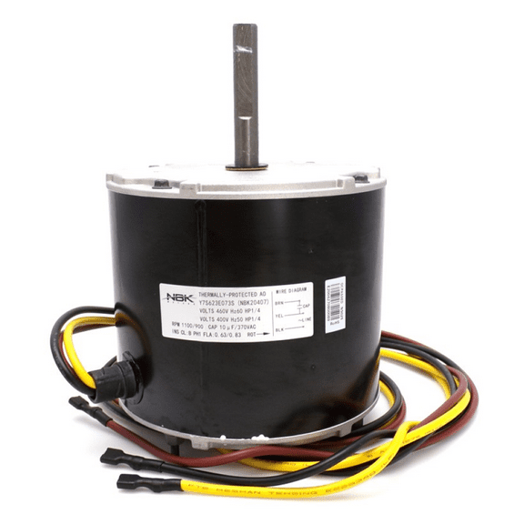 3S052 Condensor Motor 3S052 1/4 Hp, 460/400V | Exact Fit Replacement for Genteq Part# 3S052 | Sharptek Supply OEM