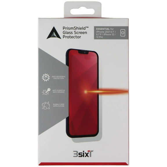 3SIXT PrismShield Hybrid Screen for iPhone 13/13 Pro/12 Pro (Essential)