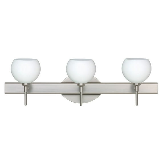 Palla 5 - 3 - Light Satin Nickel/Silver - LED Steel Wall Sconce
