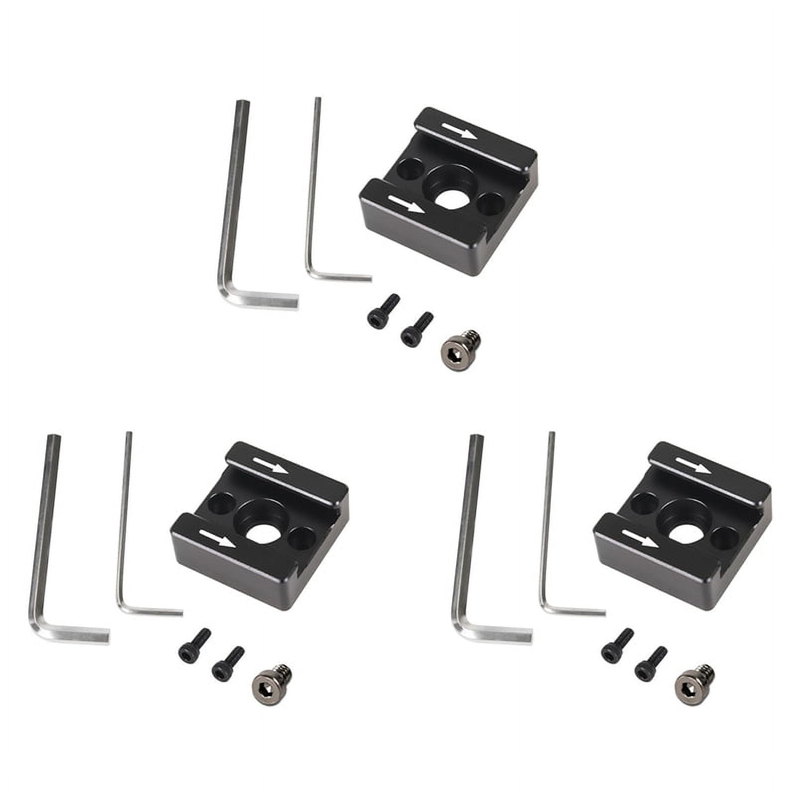 3Set 1/4 Thread Cold Hot Shoe Mount Adapter for DSLR Camera Cage Rig ...