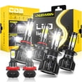 thumbnail image 1 of 3Set 9005 H7 LED Headlight+H11 H8 Fog Light Combo Plug&Play White Bulb Kit For Mazda CX-7 2007-2012, 1 of 11