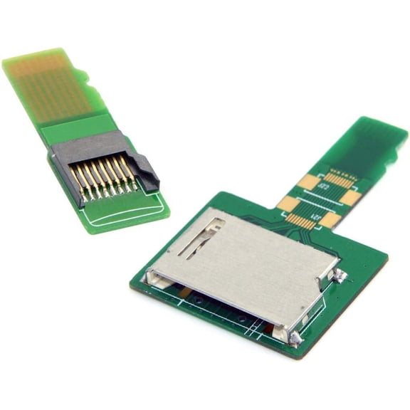 3Set SD TF Card Socket Female to Micro-SD TF Male Memory Card Kit Extension Adapter Testing Tools Extender