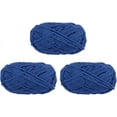 thumbnail image 1 of 3Skeins Chenille Yarn Blanket Yarn 3x100g/10.5oz Gauge 5# Bulky Polyester Soft Knitting for Crochet Weaving Bag Scarf Hat, 3x68m(223yds), 1 of 7