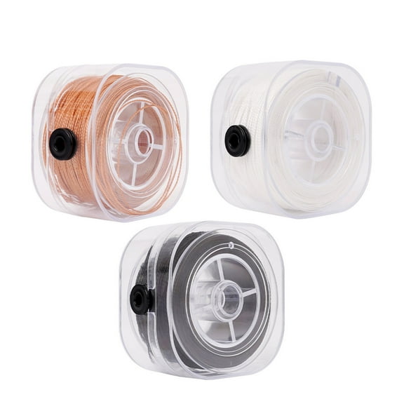 3Spools Heavy Duty Nylon Thread Upholstery Thread Nylon Sewing Thread for Leather Carpet Shoes Upholstery Hand Stitching