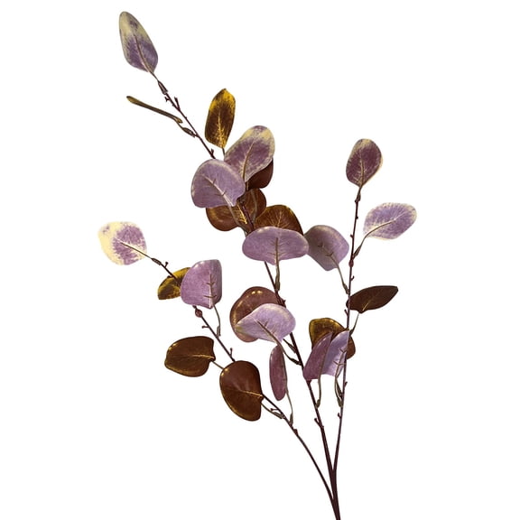 3Stems Artificial Apple Leaf Simulation Things Synthetic Decor For Garden Decoration Brown