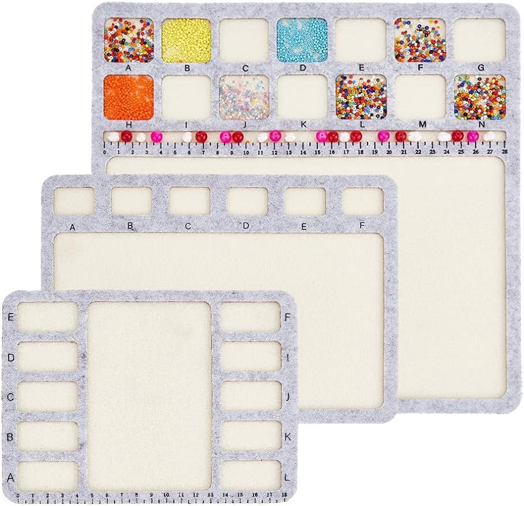 3Style Felt Beading Mat Design Boards with Centimeter Alphabetic Scale ...