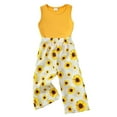 thumbnail image 1 of 3T 4T Girl Clothes Spring Summer 3T 4T Girl Outfits Gifts 3-4 Year Old Girl Clothes Tank Top Sunflower Pants Set Adorable Toddler Clothes for Girls 2T-3T, 1 of 6