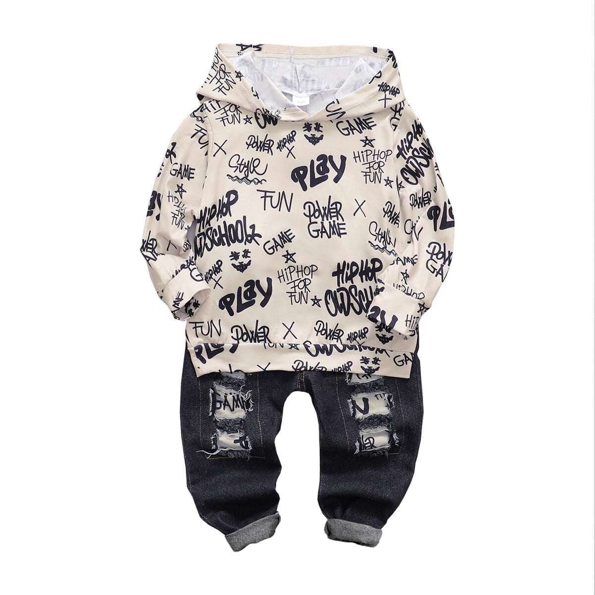 Toddler Boys Clothes: 3-4T Baby Boy Outfits, 2PCS Set with