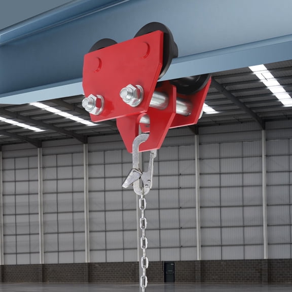 3T Joist Trolley, Beam Trolley, Manual Sliding Trolley with Track Rollers