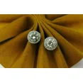 thumbnail image 1 of 3TCW Round Cut Lab Created Diamond Push Back Halo Stud Earrings 925 Sterling Silver, 1 of 2