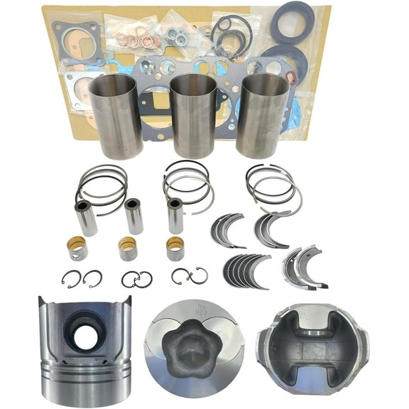 3TN100 Engine Overhaul Rebuild Kit (No valve set) For Yanmar 3TN100 3TN100E 3TN100L Engine For Takeuchi TB045 Excavator F475 F535 Tractor For Daewoo DSL801 119000-22000 11900022000