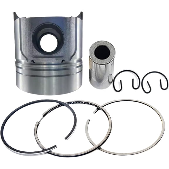 3TN100 Piston+Piston Rings For Yanmar 3TN100 3TN100E 3TN100L Engine For Takeuchi TB045 Excavator F475 F535 Tractor For Daewoo DSL801 STD 3TN100 piston Rings set 119000-22000 11900022000