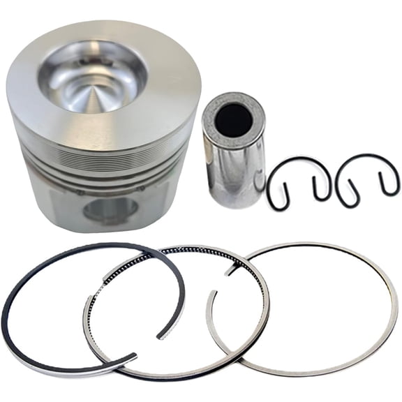 3TN75 Piston+Piston Rings For Yanmar 3TN75 3TN75E 3TN75U 3D75-2 3TN75-RJ 3TN75L Engine F17 FX17 FX16 Tractor For John Deere 855 856 Combustion Chamber 41mm 119810-22080 YM119810-22080